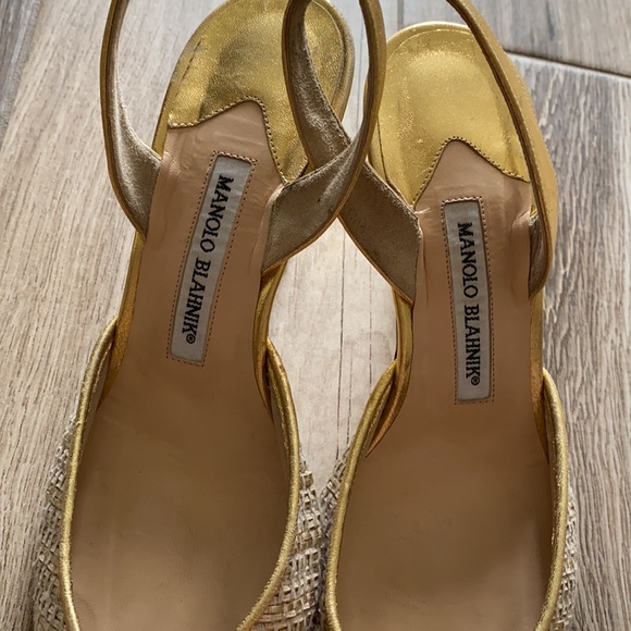 Manolo blahnik sling backs - Picture 2 of 5